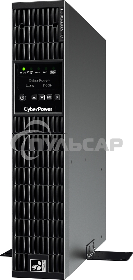 Источник бесперебойного питания Online CyberPower OL1500ERTX L2U 1500VA/1350W USB/RS-232/Dry/EPO/SNMPslot/RJ11/45/ВБМ (8 IEC С13)