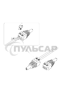 Разъем питания штекер 2.1х5.5 с клеммной колодкой PROCONNECT