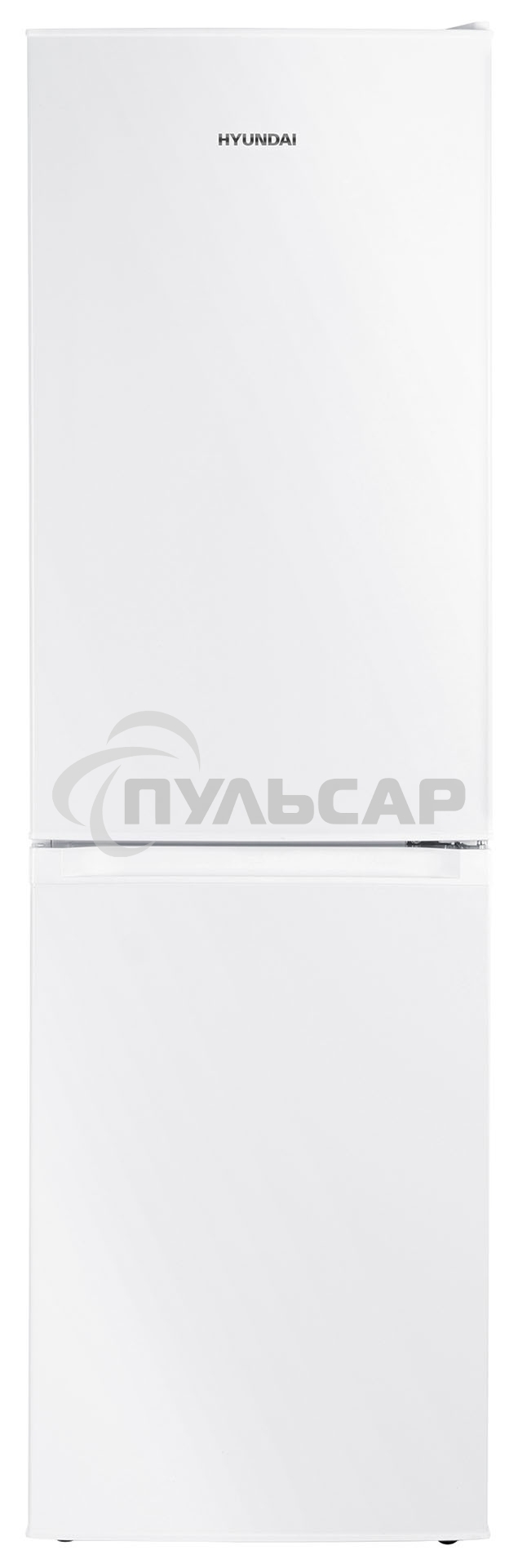 Холодильник Hyundai CC2056FWT белый двухкамерный 129/64л морозилка снизу