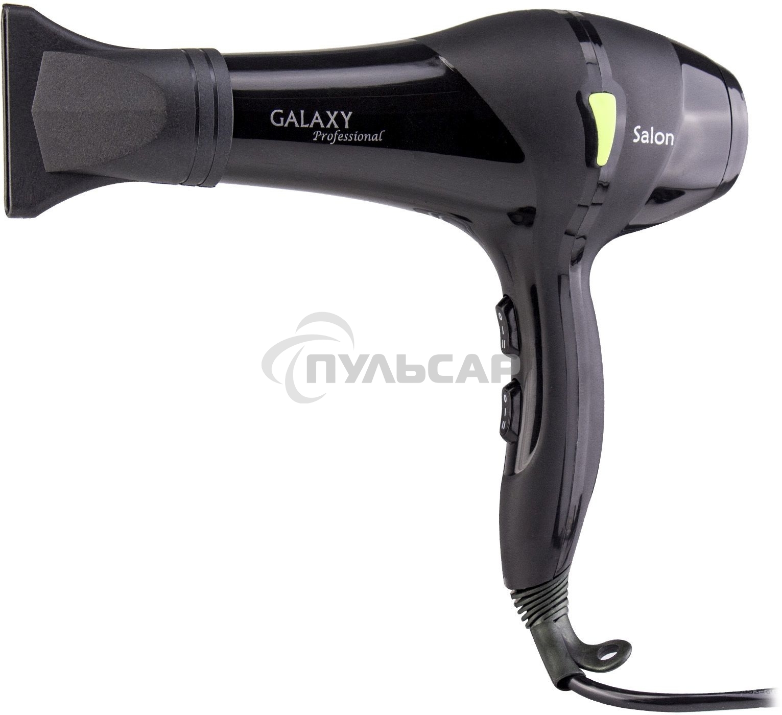 Фен для волос профессиональный Galaxy Line GL 4317, черный, 2200 Вт, АС мотор, 2 скоростных режима, 3 температурных режима, защита мотора от перегрева, защитная сетка, подвесная петля,насадка-концентратор