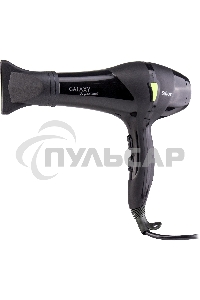 Фен для волос профессиональный Galaxy Line GL 4317, черный, 2200 Вт, АС мотор, 2 скоростных режима, 3 температурных режима, защита мотора от перегрева, защитная сетка, подвесная петля,насадка-концентратор