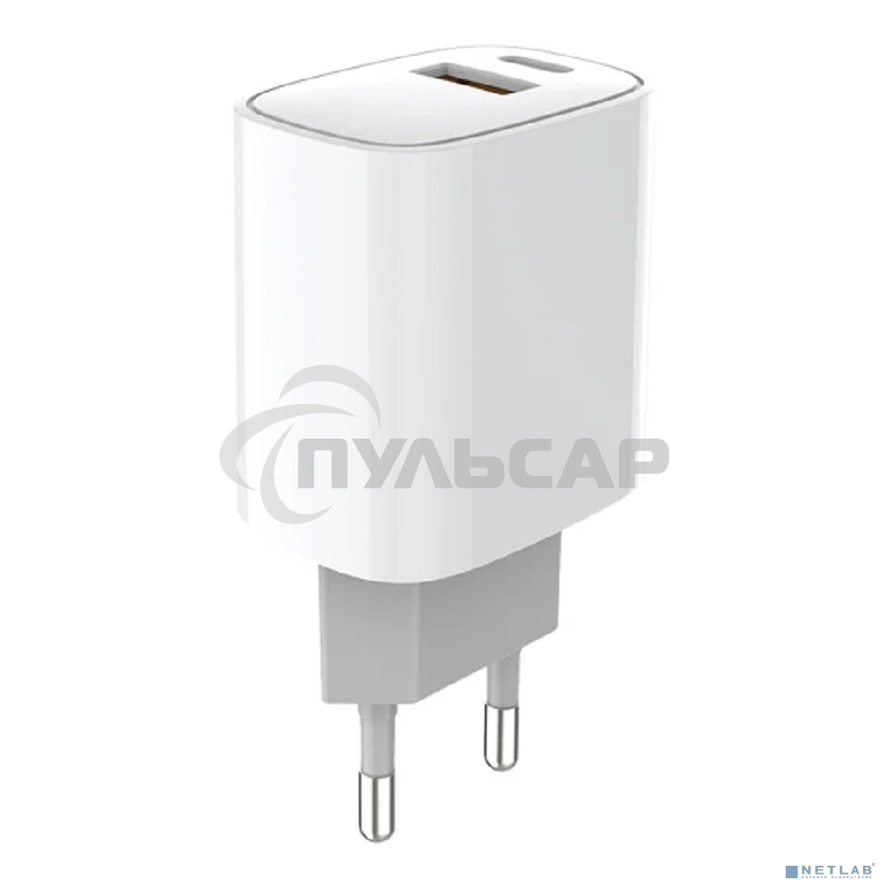 Сетевое зарядное устройство с двумя портами USB-A + USB-C, 20Вт Rexant