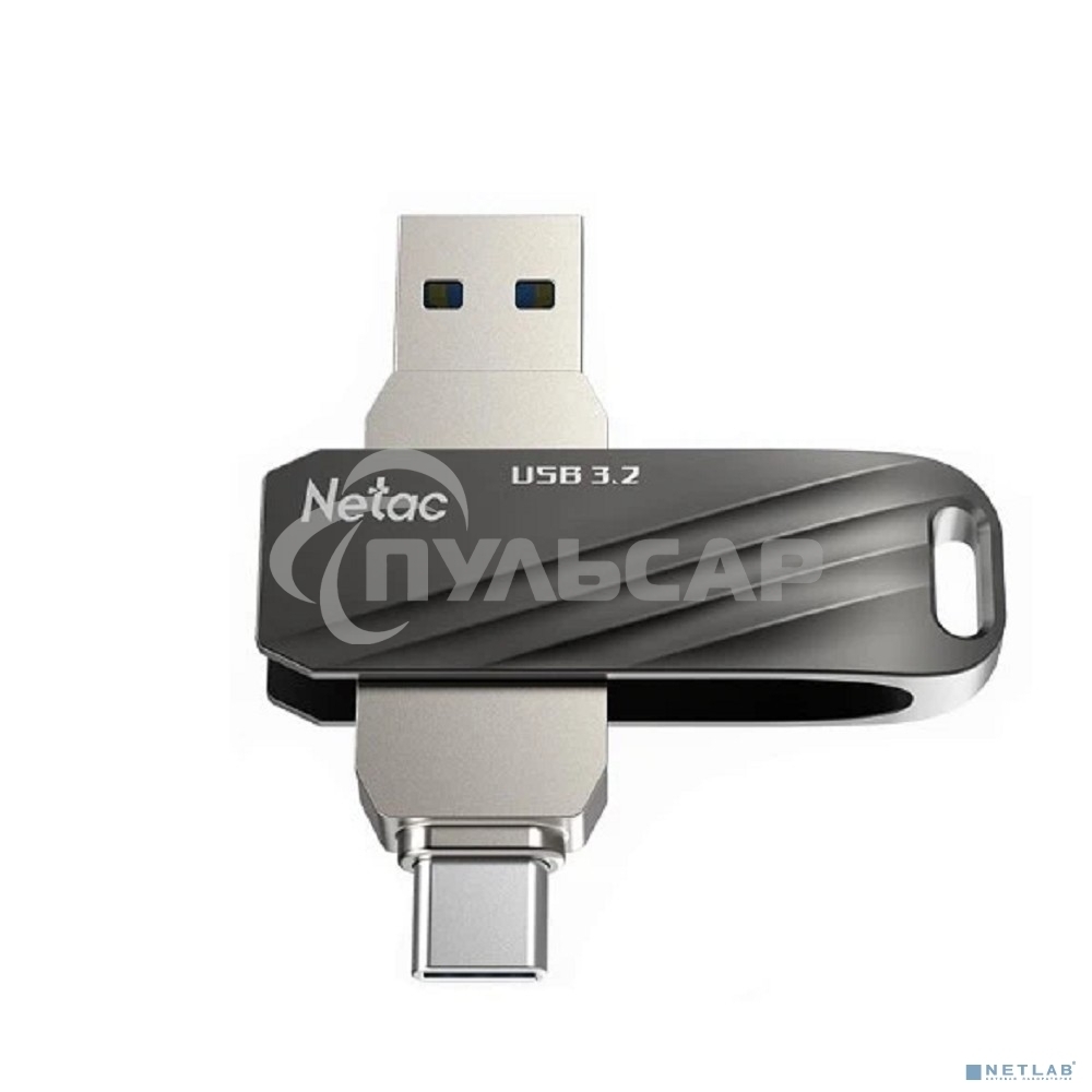 Флешка USB Netac US11 128 Gb USB 3.0+TypeC Dual Flash
