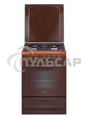 Плита газовая Gefest ПГ 6100-03 0001 коричневый, конфорок 4 шт, духовка 52 л, 60 см x 85 см x 60 см