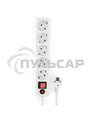 Сетевой фильтр Гарнизон ЕНLW-4 0,5 м 5 розеток белый 