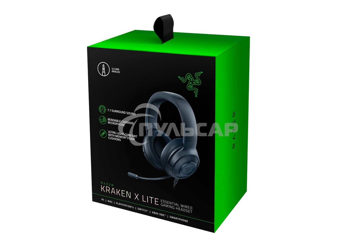 Гарнитура Razer Kraken X Lite Razer Kraken X Lite- Analog Gaming Headset - Russian Packaging