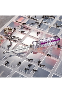 Отверткакомбинированная, прозрачная рукоятка, двухсторонний стержень 120 мм (крестовая PH 2, шлицевая SL 6 мм) Rexant