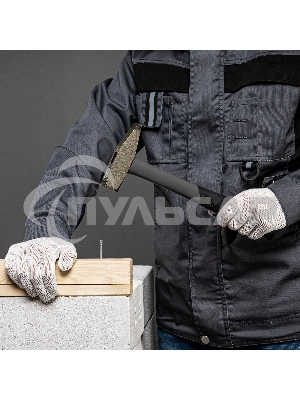 Перчатки трикотажные, с ПВХ точкой, 7 класс, Россия Сибртех