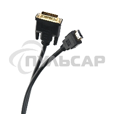 Кабель HDMI to DVI-D (19M -25M) 2м, TV-COM <LCG135E-2M>