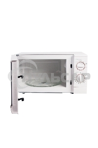 Микроволновая печь Mystery MMW-2012 белый, 20 л, 800 Вт, переключатели - поворотный механизм