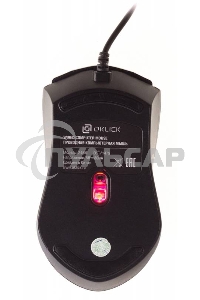 Мышь проводная Oklick 245M черный, 1000 dpi, USB, кнопки - 3