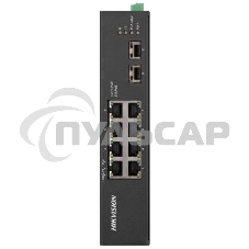 Коммутатор Hikvision DS-3T0510HP-E/HS 8G 2SFP 6PoE+ 110W неуправляемый Коммутатор Hikvision DS-3T0510HP-E/HS 8G 2SFP 6PoE+ 110W неуправляемый