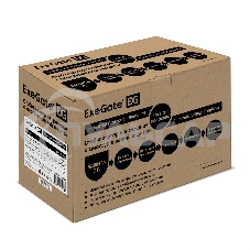 Стабилизатор напряжения ExeGate Expert AS-500 (500ВА, вход 140...260В, двойная цифр. индикация вход/вых. напряжения, выход 220В±8%, КПД 98%, 5 уровней защиты, задержка, метал. корпус, евророзетка, RTL)