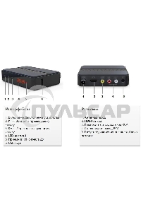 Приемник цифровой эфирный Cadena CDT-2291SB