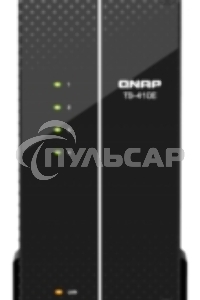 Сетевое хранилище SMB QNAP TS-410E-8G NAS fanless 4 2.5 SSD trays. Intel Celeron J6412 4-core 2.0-2.6 GHz, 8 Gb RAM (max), 2x2.5 GbE, 4xUSB 3.2 Gen 2 (10Gbps),1xHDMI
