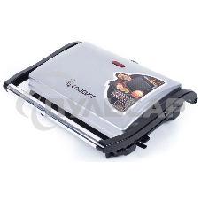Электрогриль Endever Grillmaster 115, 1500 Вт, авто терморегулятор, антипригарное покрытие, индикатор нагрева, серебристый/черный