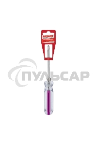 Отверткакомбинированная, прозрачная рукоятка, двухсторонний стержень 120 мм (крестовая PH 2, шлицевая SL 6 мм) Rexant