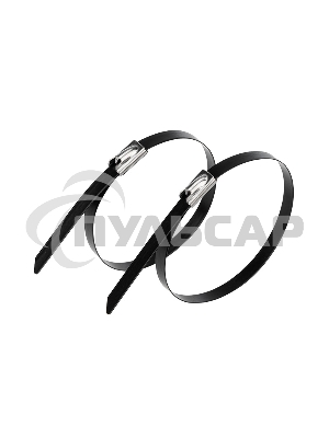 Хомут-стяжка стальная с полимерным покрытием Rexant 400x4,6 мм, упаковка 50 шт.