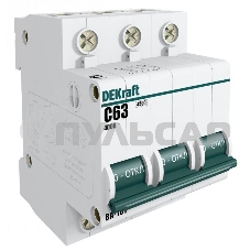 Выключатель автоматический модульный Dekraft 3п C 25А 4.5кА ВА-101 11080DEK