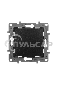 Переключатель с подсветкой, 10AX, антрацит