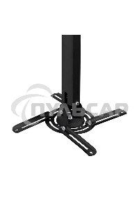 Кронштейн для проектора Buro PR05-B черный макс.13.6кг потолочный поворот и наклон