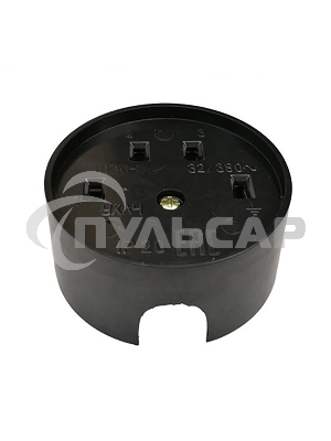 Розетка РШ для электрической плиты 32 А, 380 В, 3Р+РЕ (ОУ) черная Rexant