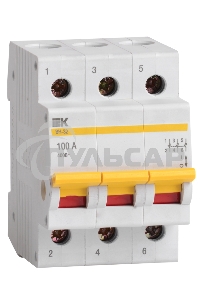 Выключатель нагрузки (мини-рубильник) Iek MNV10-3-040 ВН-32 3Р 40А ИЭК
