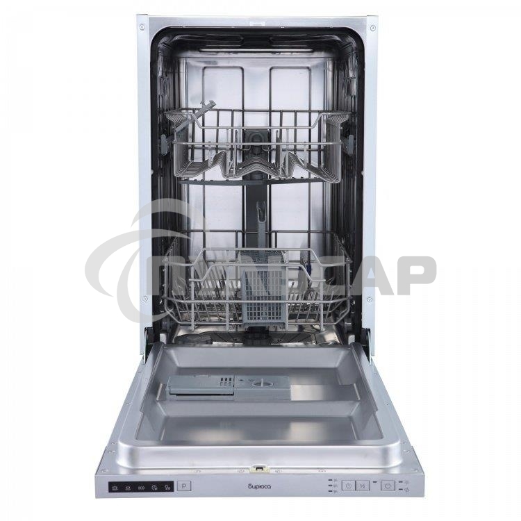 Встраиваемая посудомоечная машина Бирюса DWB-409/5, серебристый, 44.8 см, 9 компл., 49 дБ, класс A++