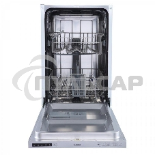 Встраиваемая посудомоечная машина Бирюса DWB-409/5, серебристый, 44.8 см, 9 компл., 49 дБ, класс A++