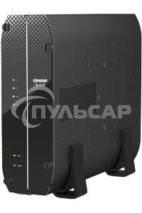 Сетевое хранилище SMB QNAP TS-410E-8G NAS fanless 4 2.5 SSD trays. Intel Celeron J6412 4-core 2.0-2.6 GHz, 8 Gb RAM (max), 2x2.5 GbE, 4xUSB 3.2 Gen 2 (10Gbps),1xHDMI