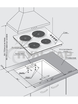 Варочная поверхность Gefest СВН 3210