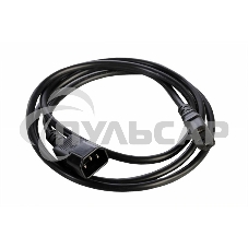 Шнур питания с заземлением IEC 60320 C13/IEC 60320 C14, 10А/250В (3x1,0), длина 3 м. (R-10-Cord-C13-C14-3)