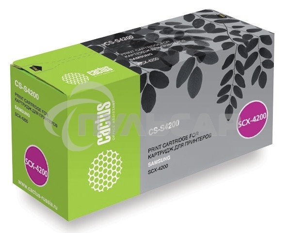 Картридж лазерный Cactus CS-S4200S черный (3000 стр.) для Samsung SCX-4200