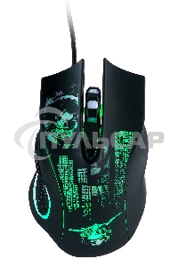 Мышь проводная Qumo Gremlin M37 черный, 3200 dpi, USB, кнопки - 6