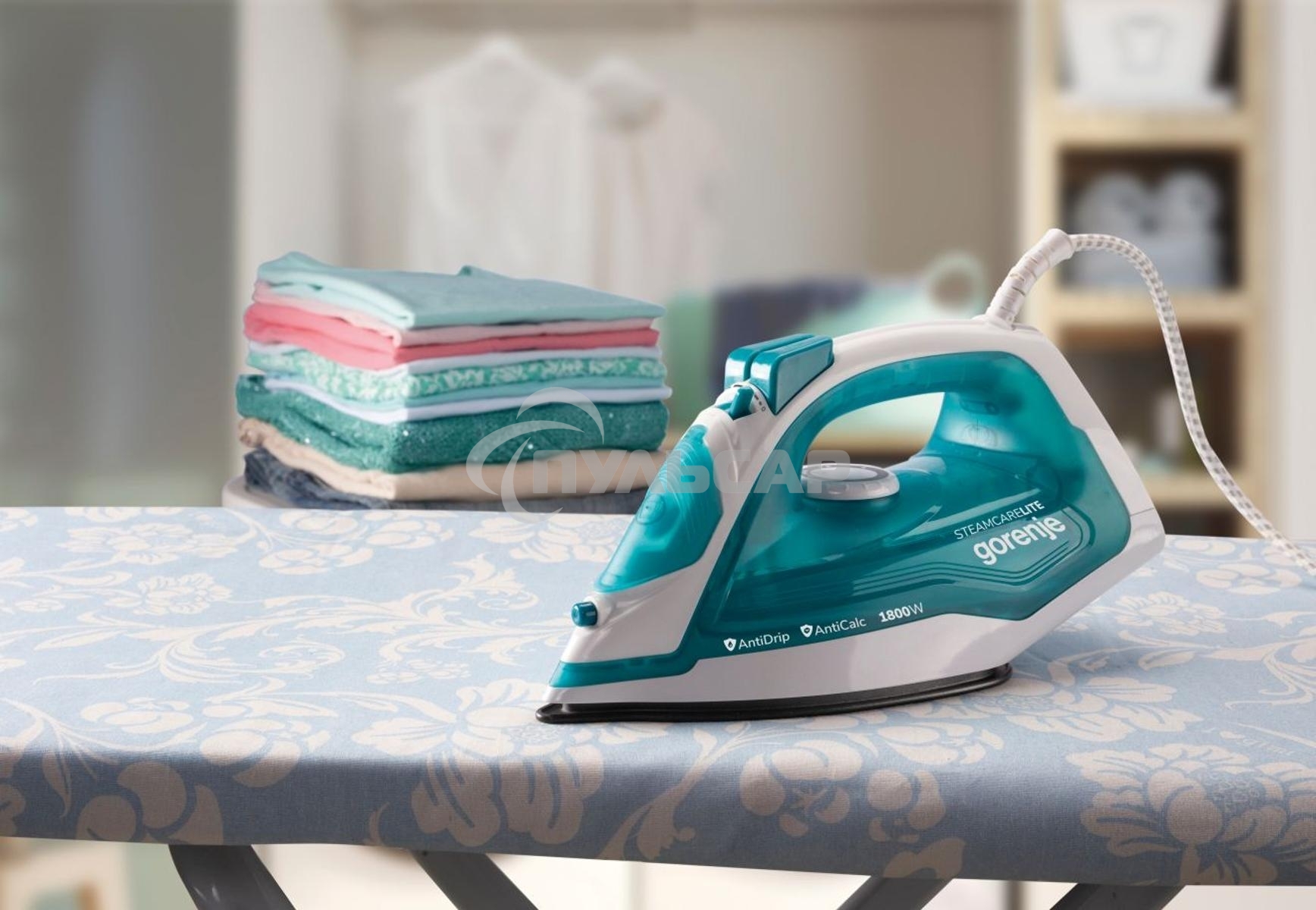 Утюг Gorenje SIH1800TQC 1800Вт зеленый/белый