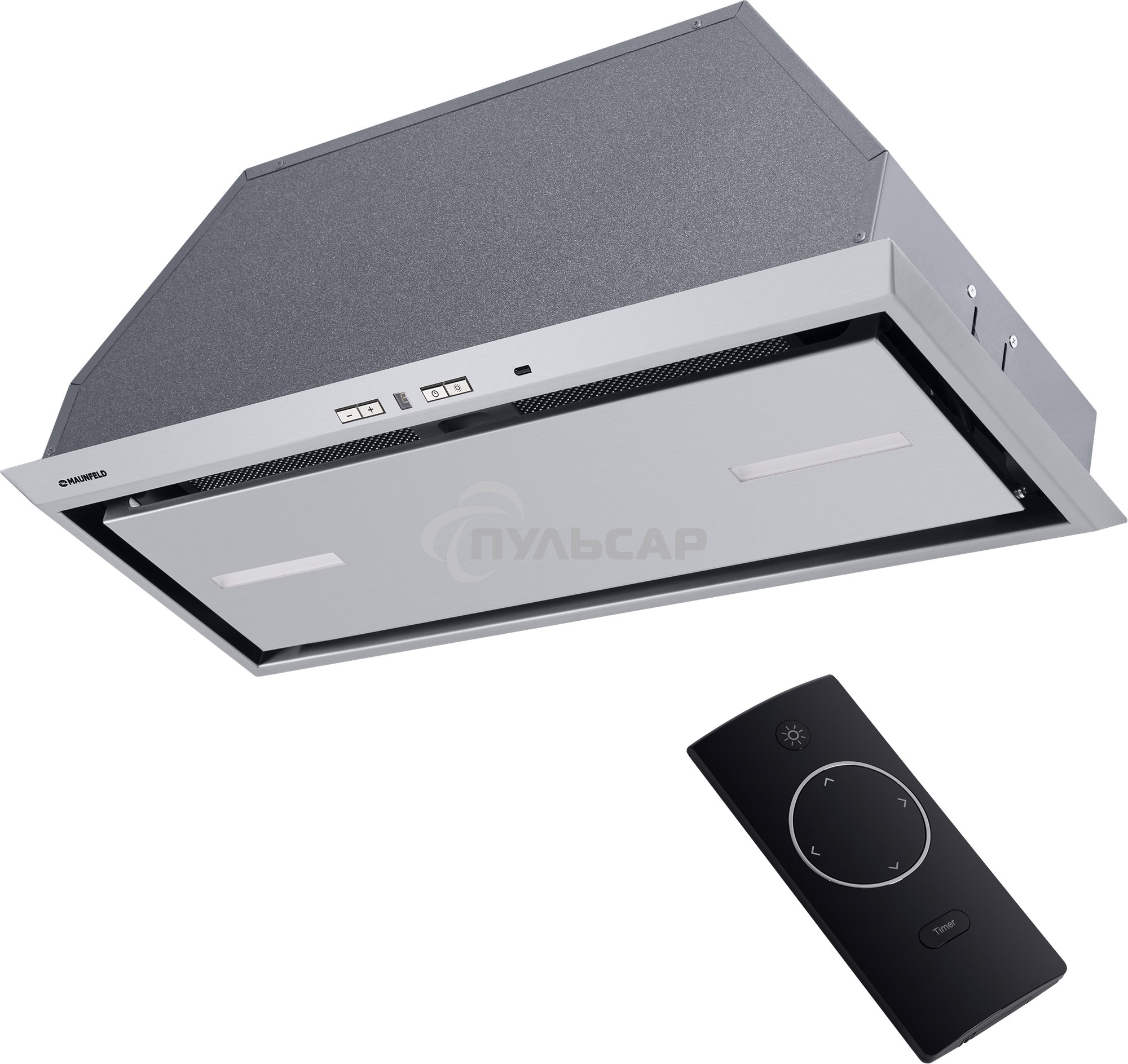 Вытяжка встраиваемая Maunfeld URANIA 74 нержавеющая сталь, 72 см, 1250 куб. м/ч, 52 дБ