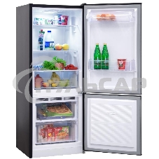 Холодильник Nordfrost NRB 121 B черный двухкамерный 170/70л морозилка снизу, капельная система