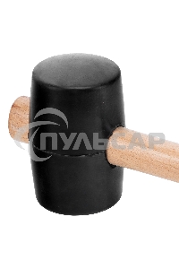 Киянка резиновая, 680 г, черная резина, деревянная рукоятка Sparta