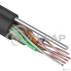 Кабель витая пара Rexant UTP 4PR 24AWG, CAT5e наружный (OUTDOOR) + ТРОС*1 (бухта 305 м)