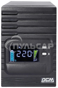 Источник бесперебойного питания Powercom Smart King Pro+ SPT-1000-II LCD 800Вт 1000ВА черный