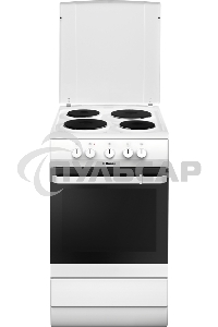 Плита электрическая Hansa FCEW53000 белый, конфорок 4 шт, духовка 68 л, 50 см x 85 см x 60 см