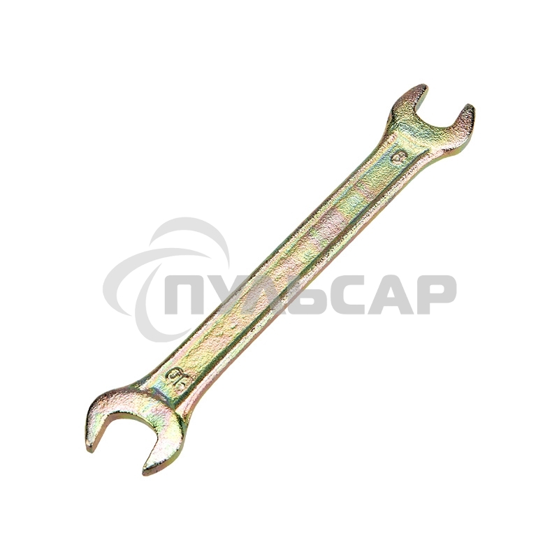 Ключ гаечный рожковый Rexant 8х10 мм, желтый цинк