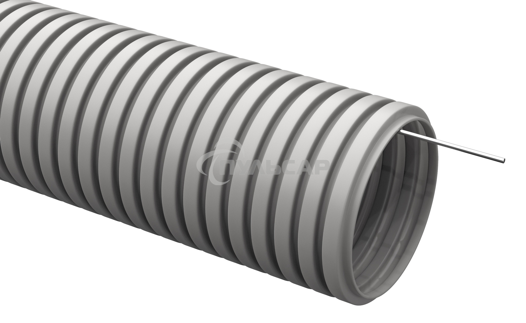 Труба гофрированная IEK ПВХ d 25 с зондом (50 м) 106382