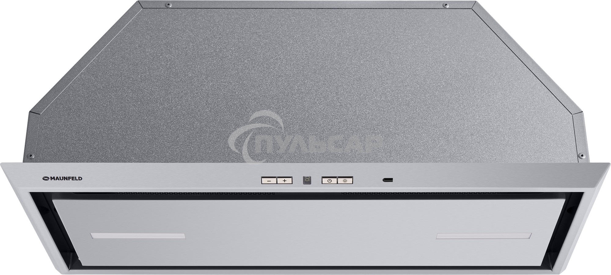 Вытяжка встраиваемая Maunfeld URANIA 74 нержавеющая сталь, 72 см, 1250 куб. м/ч, 52 дБ