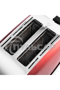 Тостер Kitfort КТ-2036-1 / Мощность: 800-950 Вт.Емкость: 2 тоста одновременно,красный.