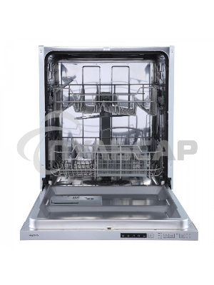 Встраиваемая посудомоечная машина Бирюса DWB-612/5, серебристый, 59.8 см, 12 компл., 49 дБ, класс A++