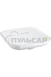 Гибридная точка доступа Zyxel NebulaFlex NWA50AX, WiFi 6, 802.11a/b/g/n/ac/ax (2,4 и 5 ГГц), MU-MIMO, антенны 2x2, до 575+1200 Мбит/с, 1xLAN GE, PoE, без поддержки Captive portal и WPA-Enterprise, защ