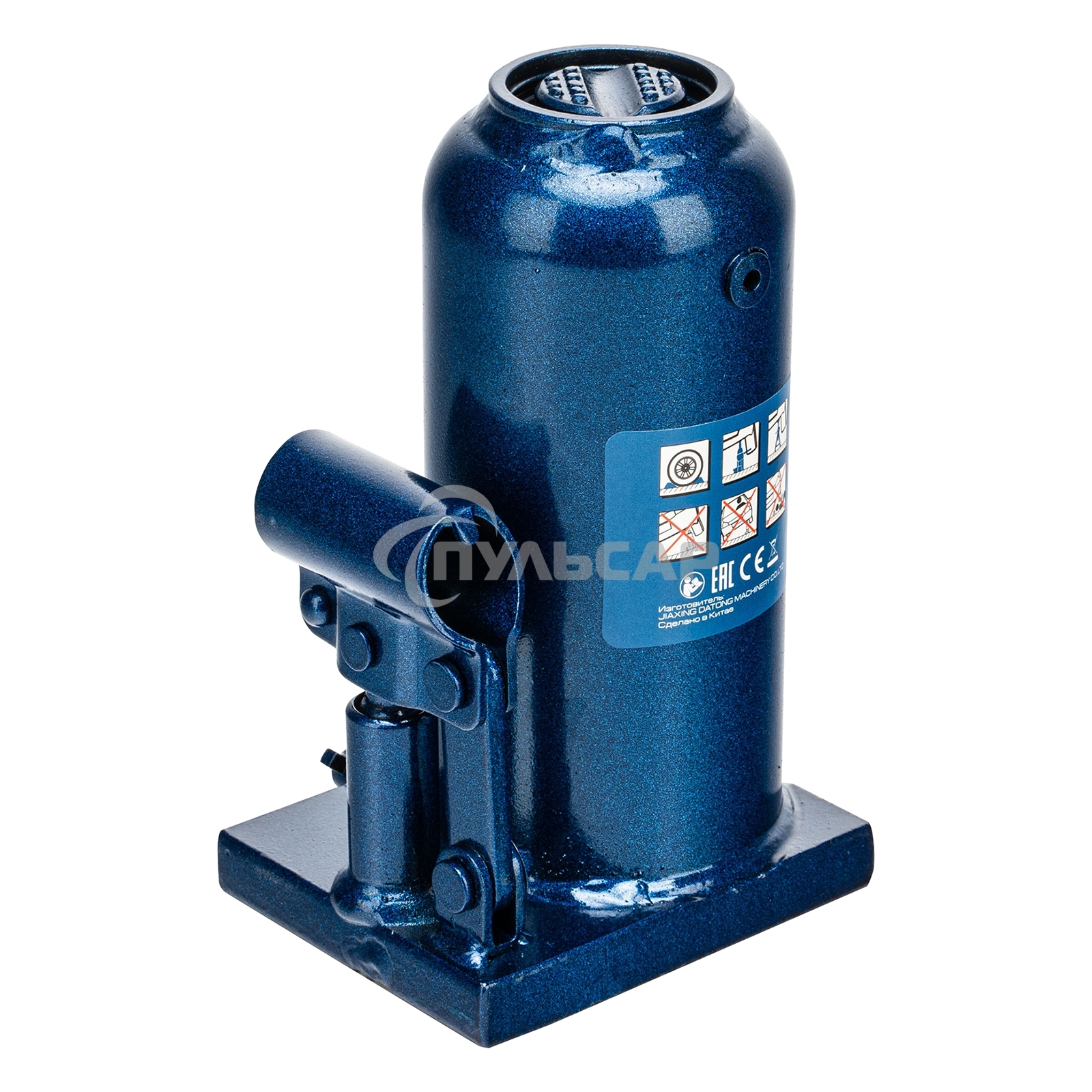 Домкрат гидравлический бутылочный телескопический, 6 т, h подъема 190-480 мм Stels