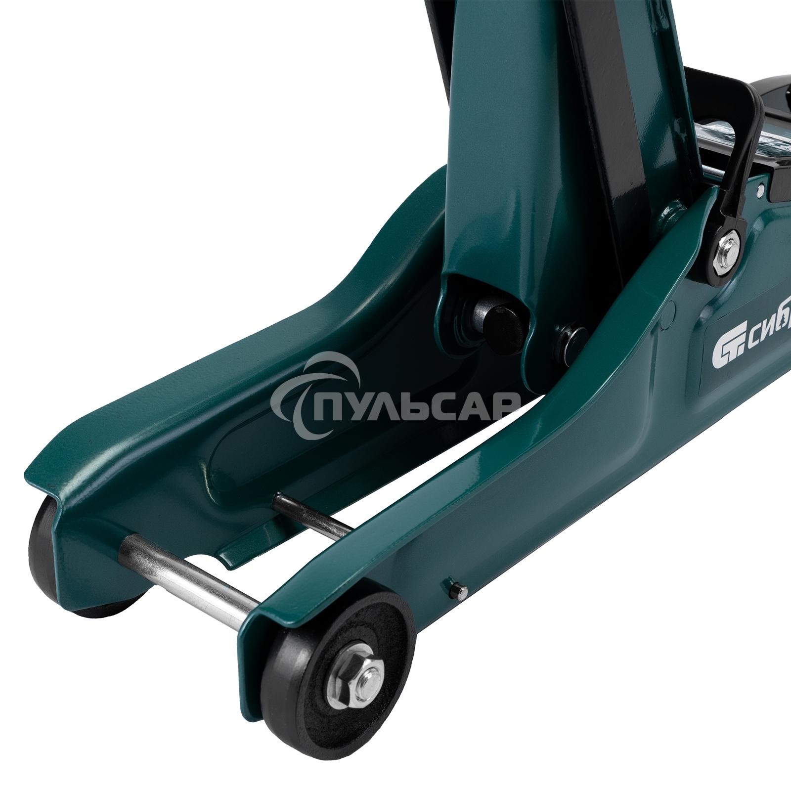 Домкрат гидравлический подкатной Сибртех 2 т, 85-330 мм, низкий подхват, в пласт. кейсе