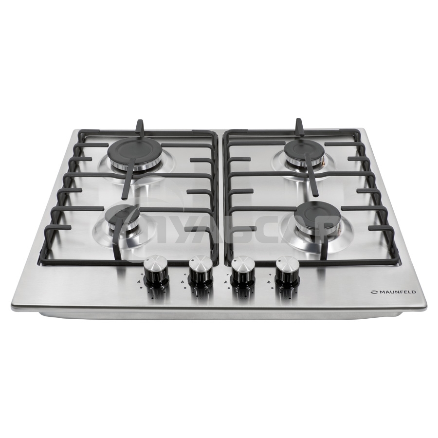Газовая варочная панель Maunfeld EGHS.64.3ES/G/ • Тип установки: независимая • Управление: фронтальное, переключатели поворотные • Нагревательный элемент: конфорка, 4шт • Мощность конфорок, Вт: 2600, 1700, 1700, 1000• Материал исполнения: нержавеющая стал
